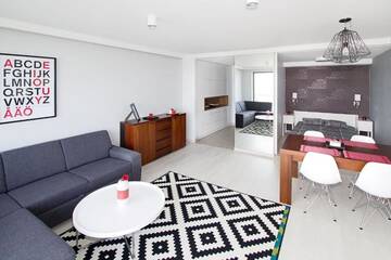 Фото номера Роскошные апартаменты со спальной зоной, вид на море Апартаменты Apartamenty Na Klifie г. Устроне-Морске 8