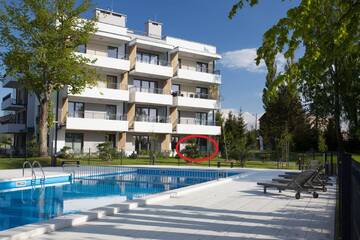 Фото номера Апартаменты с видом на бассейн Апартаменты Rezydencja Apartamenty Ostrowski г. Устроне-Морске 4